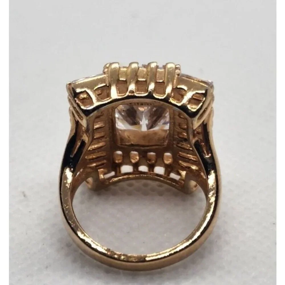 925 STERLING SILVER CZ RING SIZE 4.5